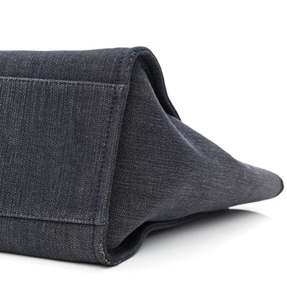 Chanel Canvas Large Deauville Tote Blue Orange 10 of 10