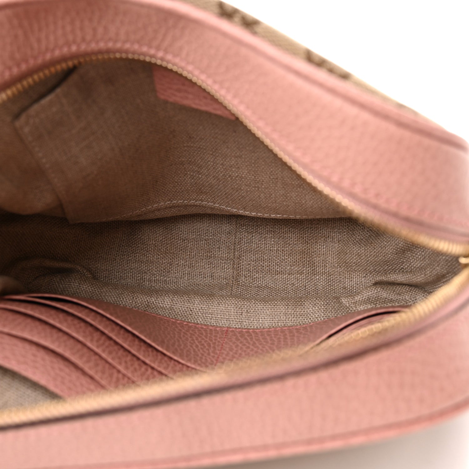 Gucci Monogram Mini Bree Messenger Bag Beige Soft Pink 5 of 12