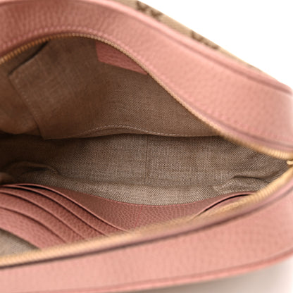 Gucci Monogram Mini Bree Messenger Bag Beige Soft Pink 5 of 12