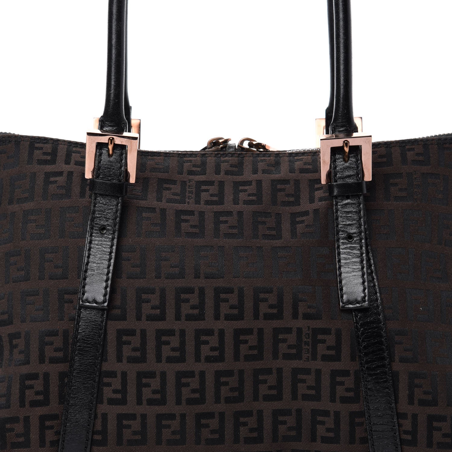 Fendi Zucchino Tote Black 13 of 13