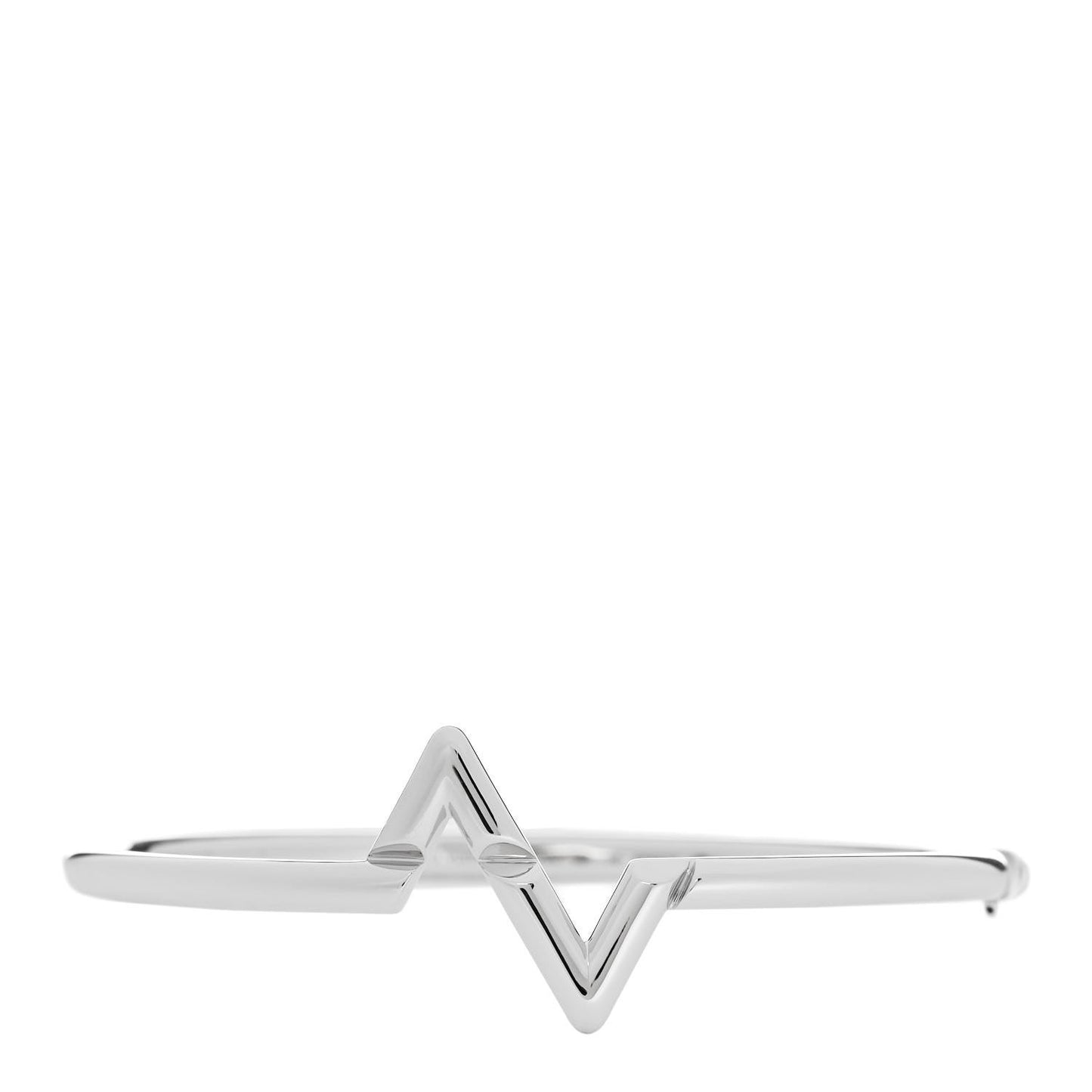 18K White Gold Volt Upside Down Bracelet