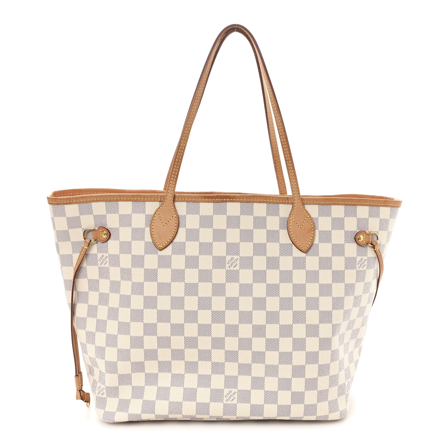 Louis Vuitton Damier Azur Neo Neverfull MM Rose Ballerine 1 of 13