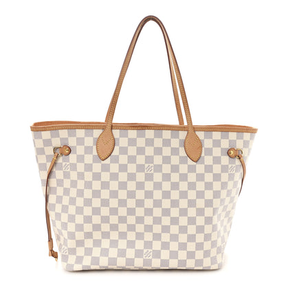 Louis Vuitton Damier Azur Neo Neverfull MM Rose Ballerine 1 of 13