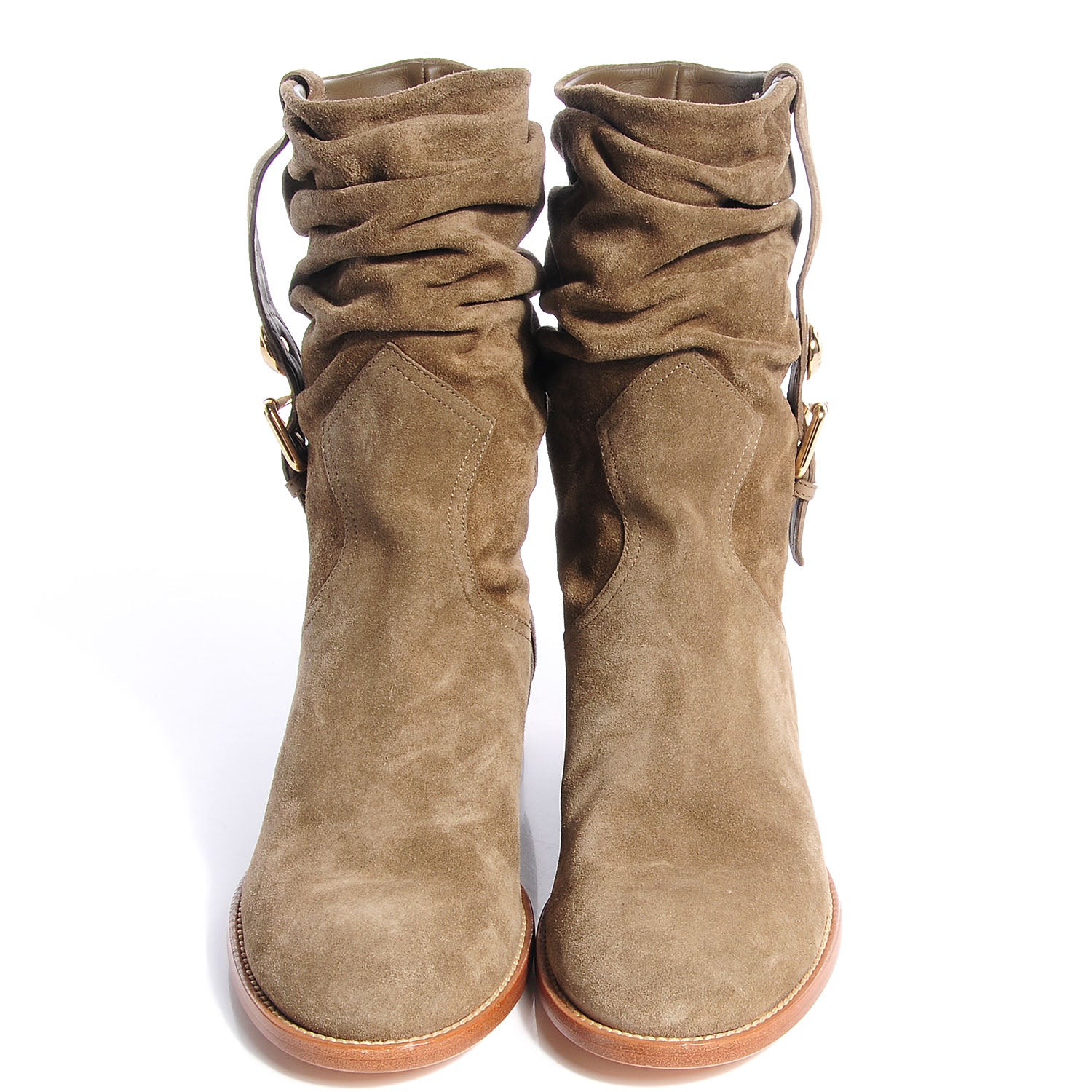 Louis Vuitton Suede Safari Boots Taupe 39 2 of 7