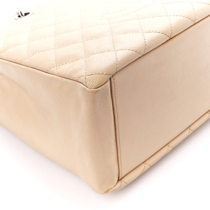 Chanel Caviar Quilted Grand Shopping Tote GST Beige Clair 9 of 14