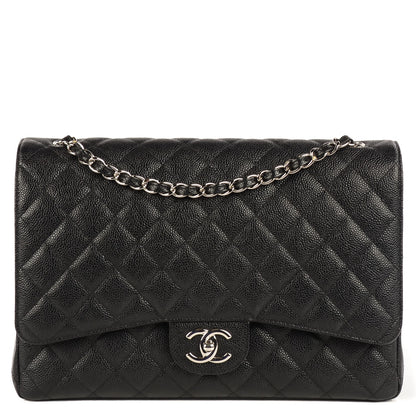 Chanel Caviar Quilted Maxi Double Flap Black 1 of 17
