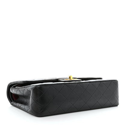Chanel Lambskin Quilted Medium Double Flap Black 4 of 13