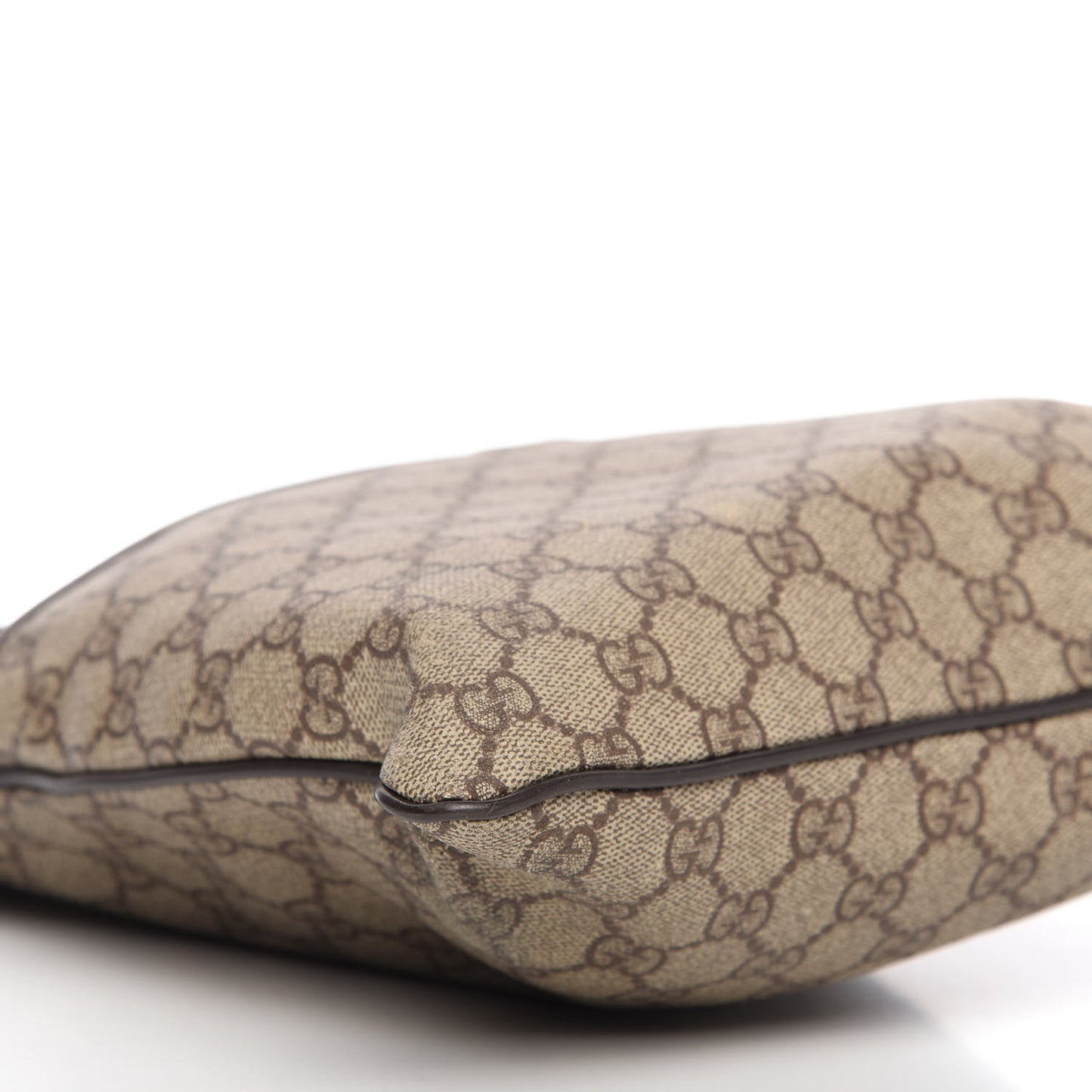 GG Plus Monogram Medium Flat Messenger Bag Dark Brown