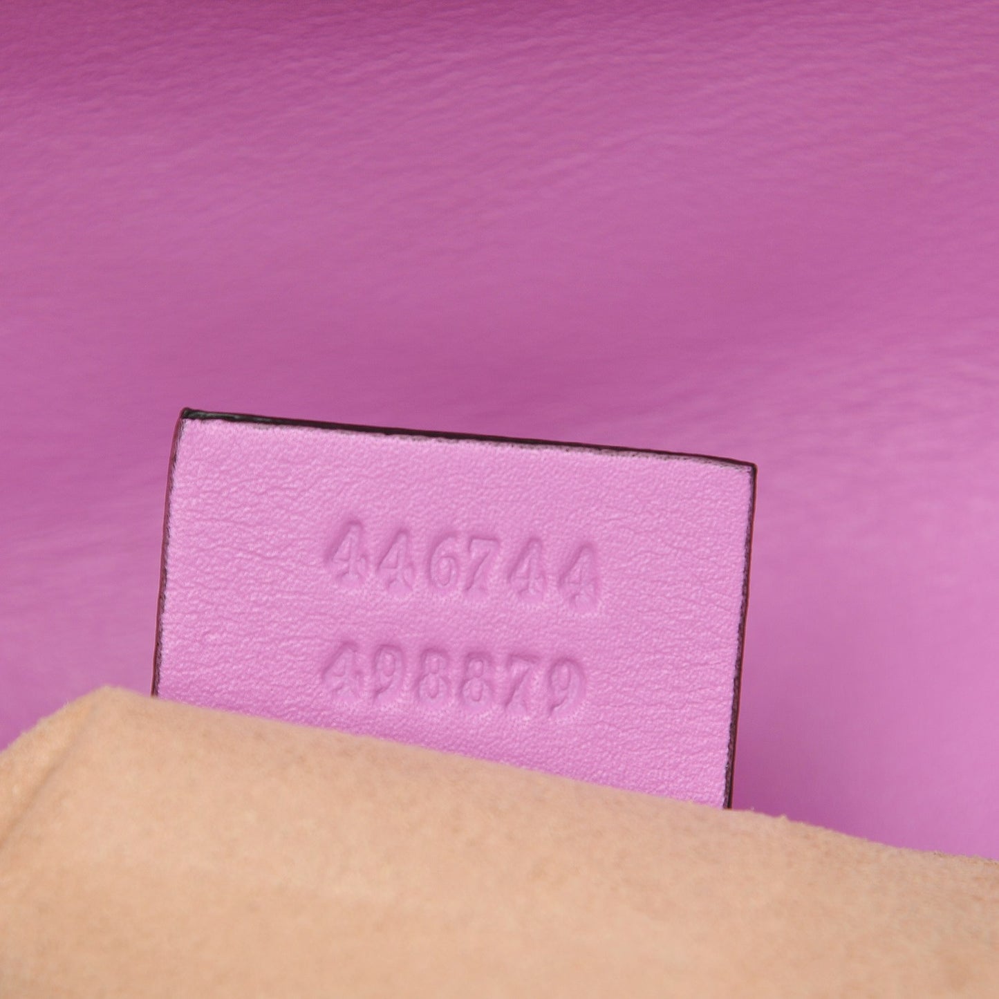 Calfskin Matelasse Mini GG Marmont Shoulder Bag Candy Mousse