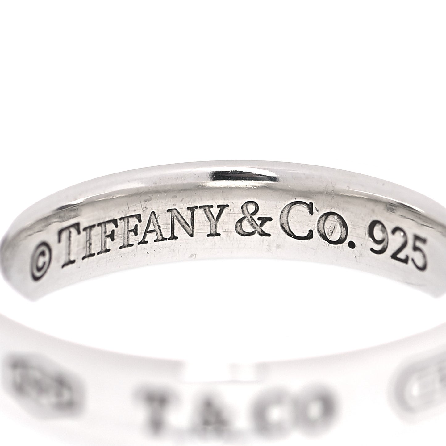 Sterling Silver Narrow 1837 Band Ring 52 6