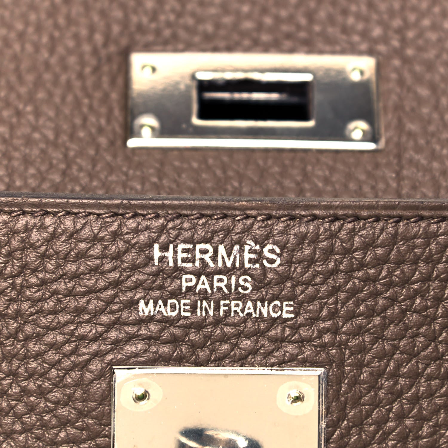 Hermes Togo Kelly Retourne 35 Chocolate 6 of 8