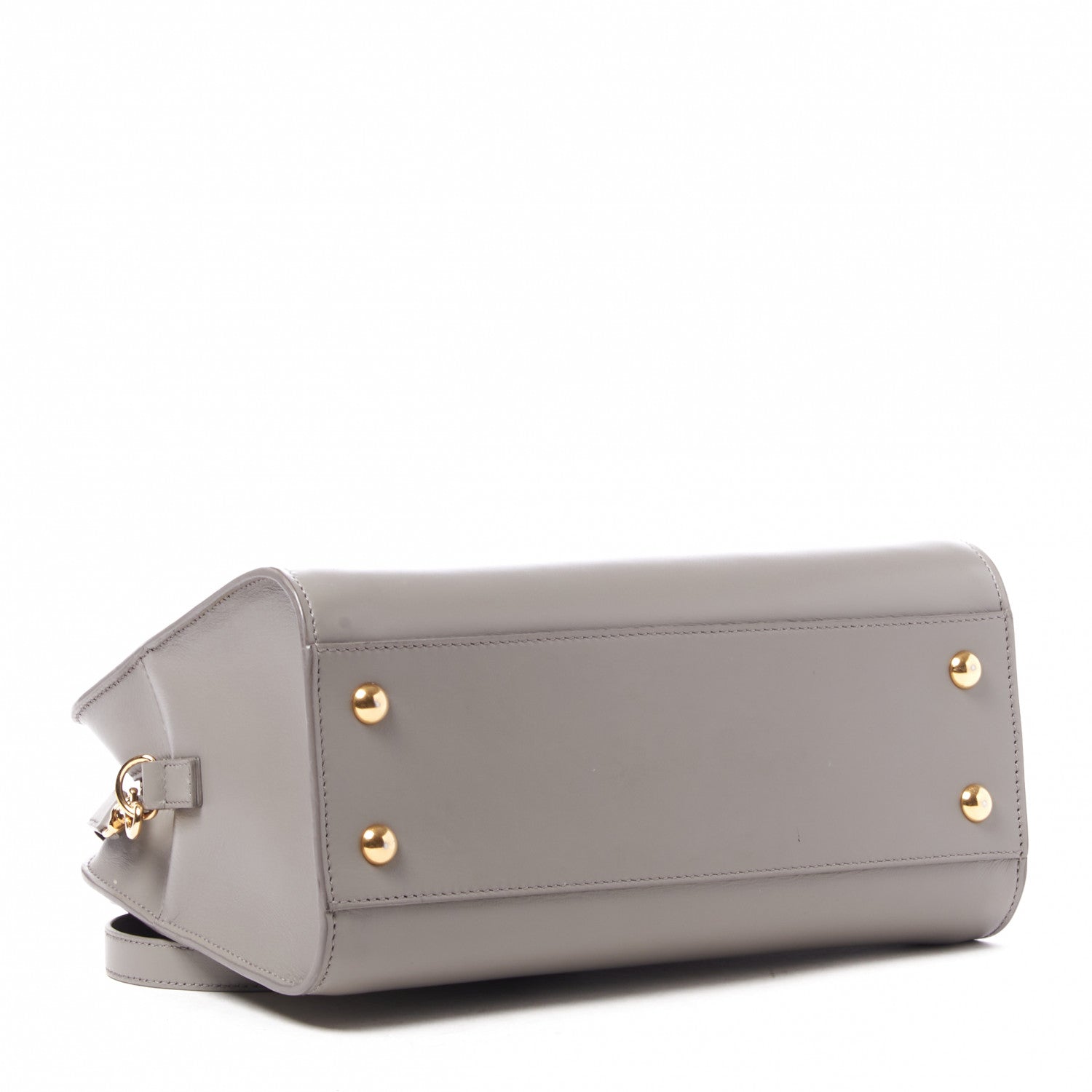 Saint Laurent Calfskin Monogram Baby Cabas Fog 3 of 8