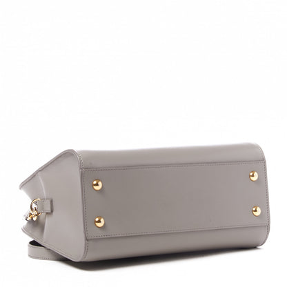 Saint Laurent Calfskin Monogram Baby Cabas Fog 3 of 8