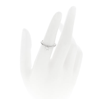 Tiffany Platinum Diamond .41ct Solitaire Engagement Ring 51 5.75 2 of 7