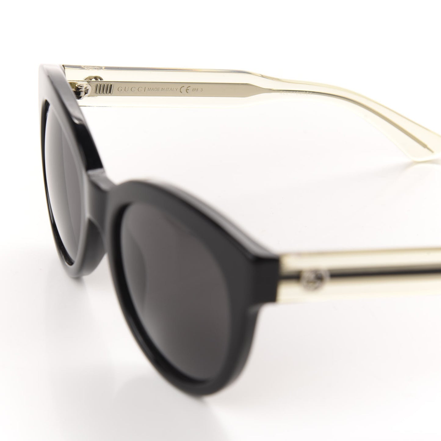 Cat Eye GG3749 Sunglasses Black Gold