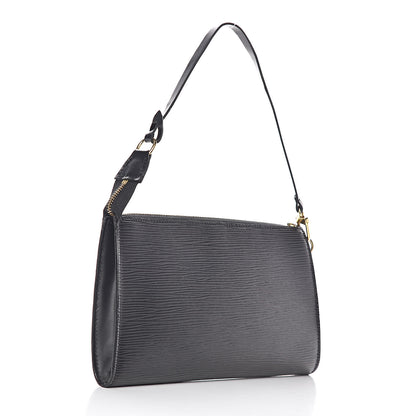 Louis Vuitton Epi Pochette Accessories 24 Black 3 of 11