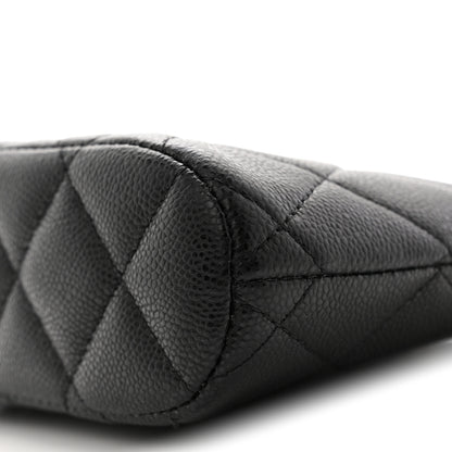 Chanel Caviar Quilted Classic Clutch With Chain Black 10 of 12