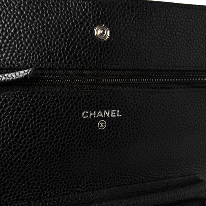 Chanel Caviar Quilted Wallet On Chain WOC Black 6 of 11