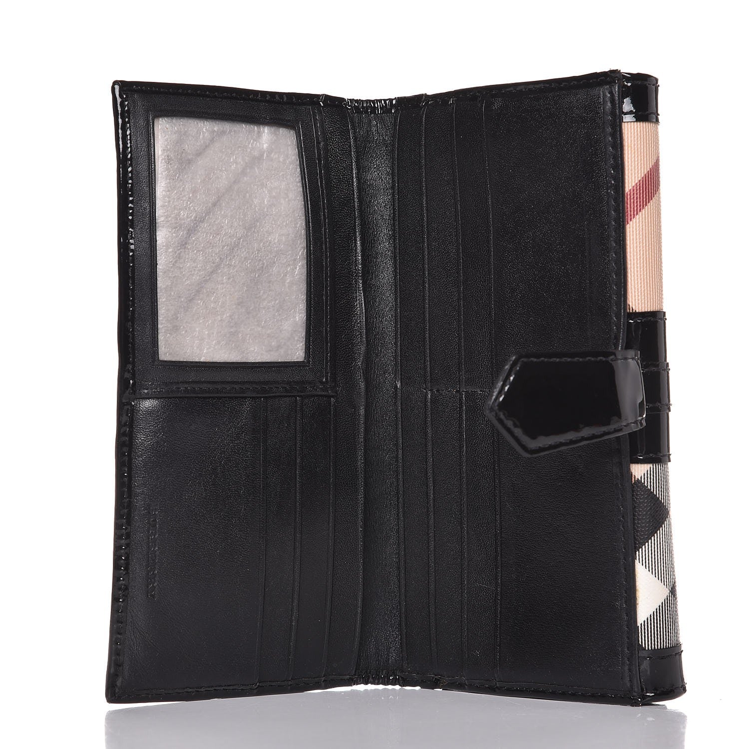 Burberry Nova Check Penrose Continental Wallet Black 5 of 11