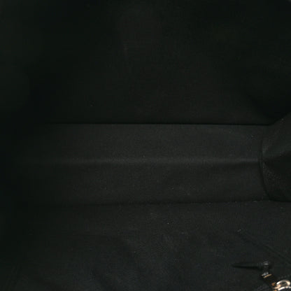 Saint Laurent Linen Calfskin Rive Gauche Tote Black 5 of 10