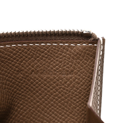 Hermes Epsom Bearn Compact Wallet Etoupe 7 of 8