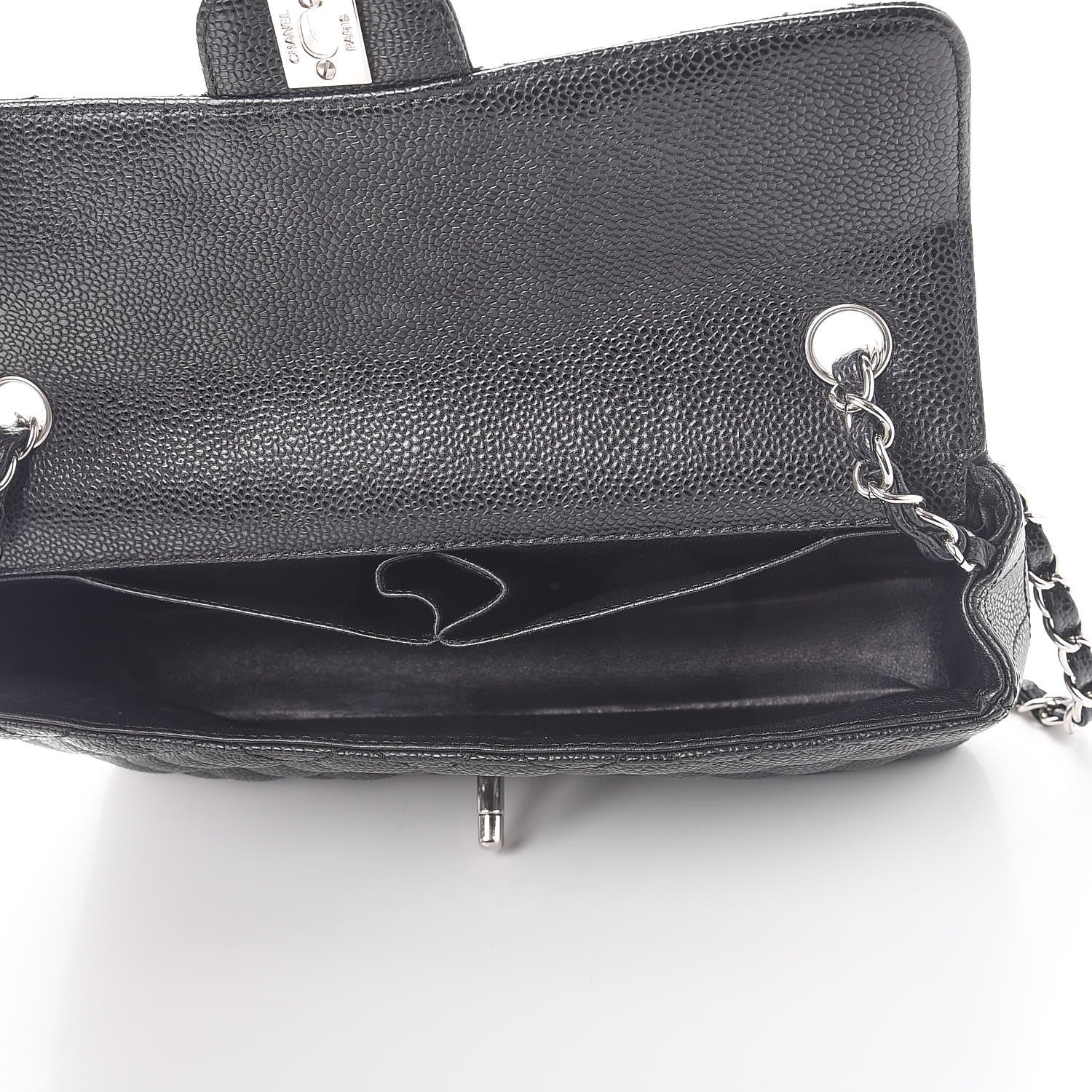 Chanel Caviar Quilted East West Flap Black 5 of 8
