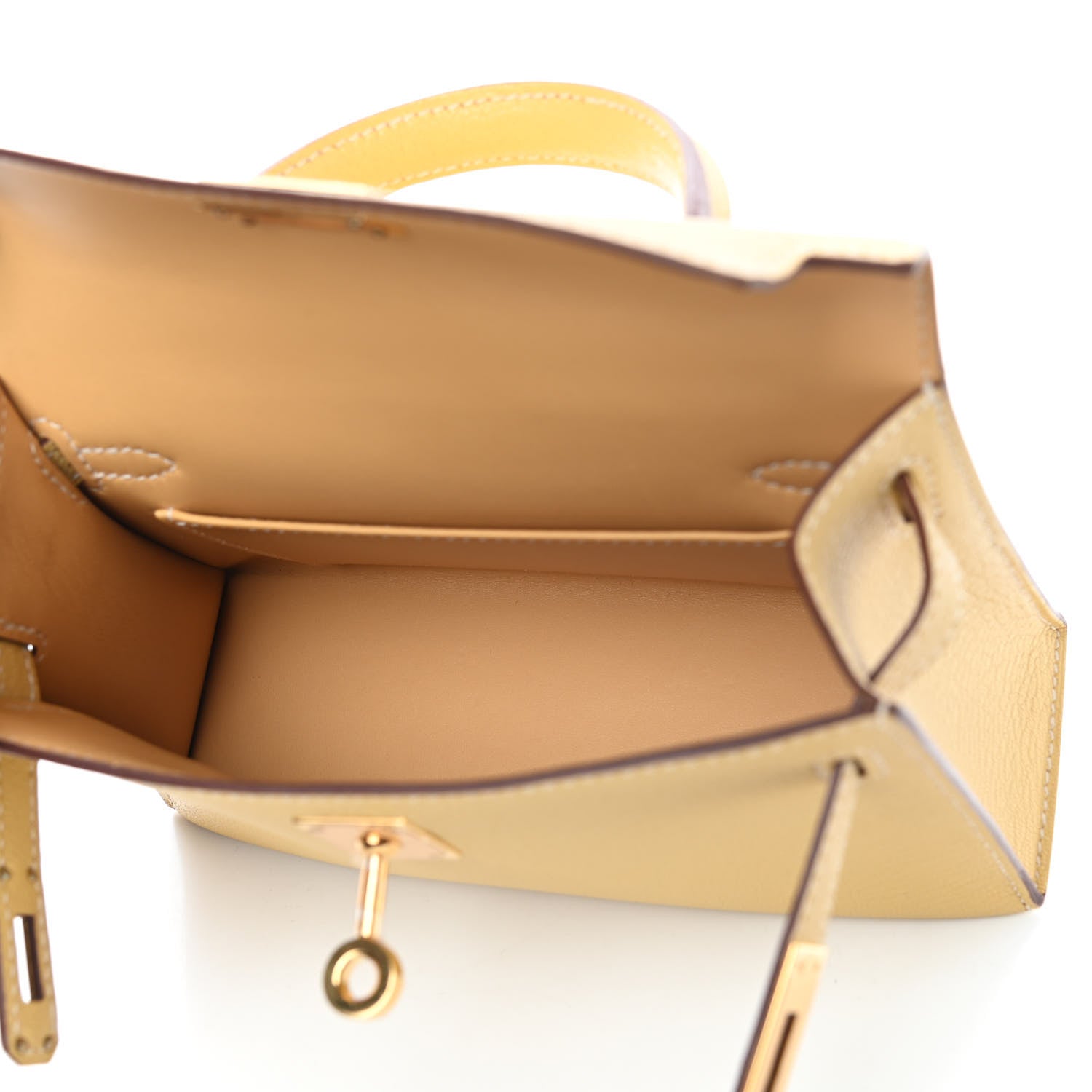 Hermes Chevre Mysore Mini Kelly Sellier 20 Foin 5 of 10