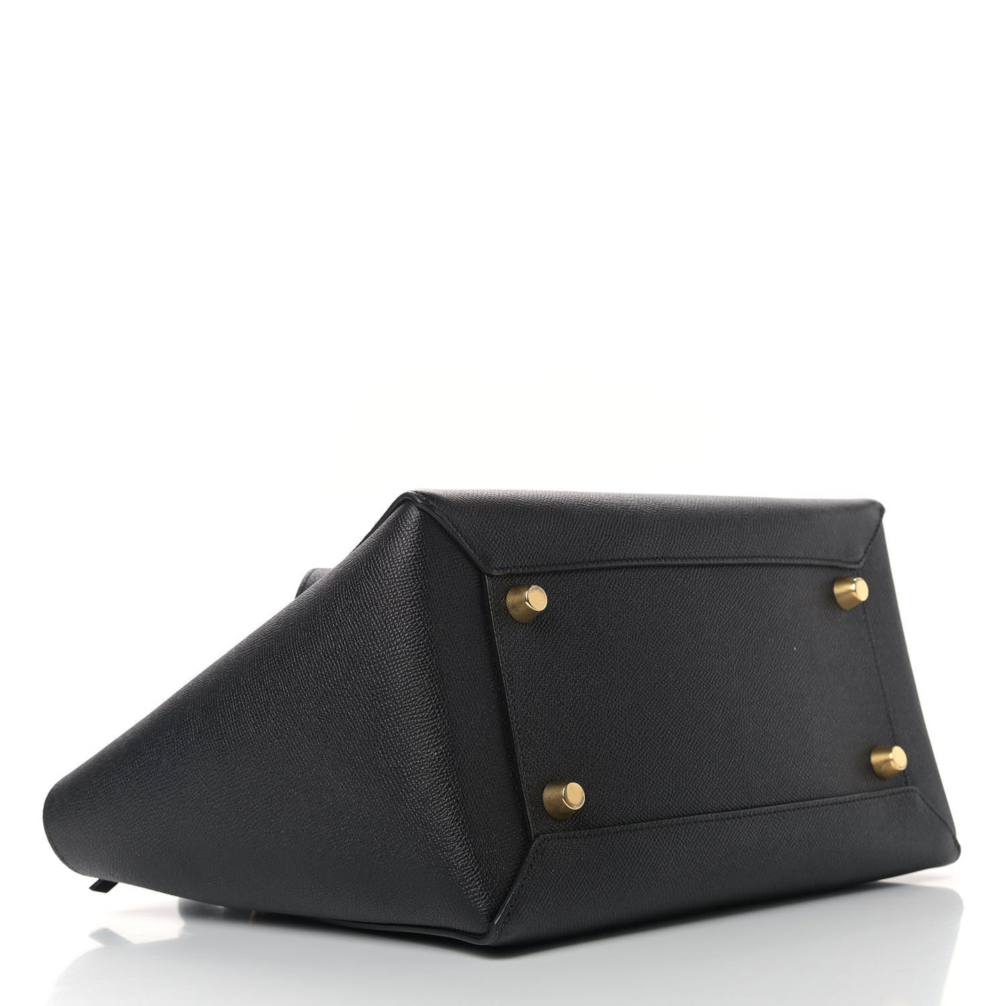 Grained Calfskin Mini Belt Bag Black
