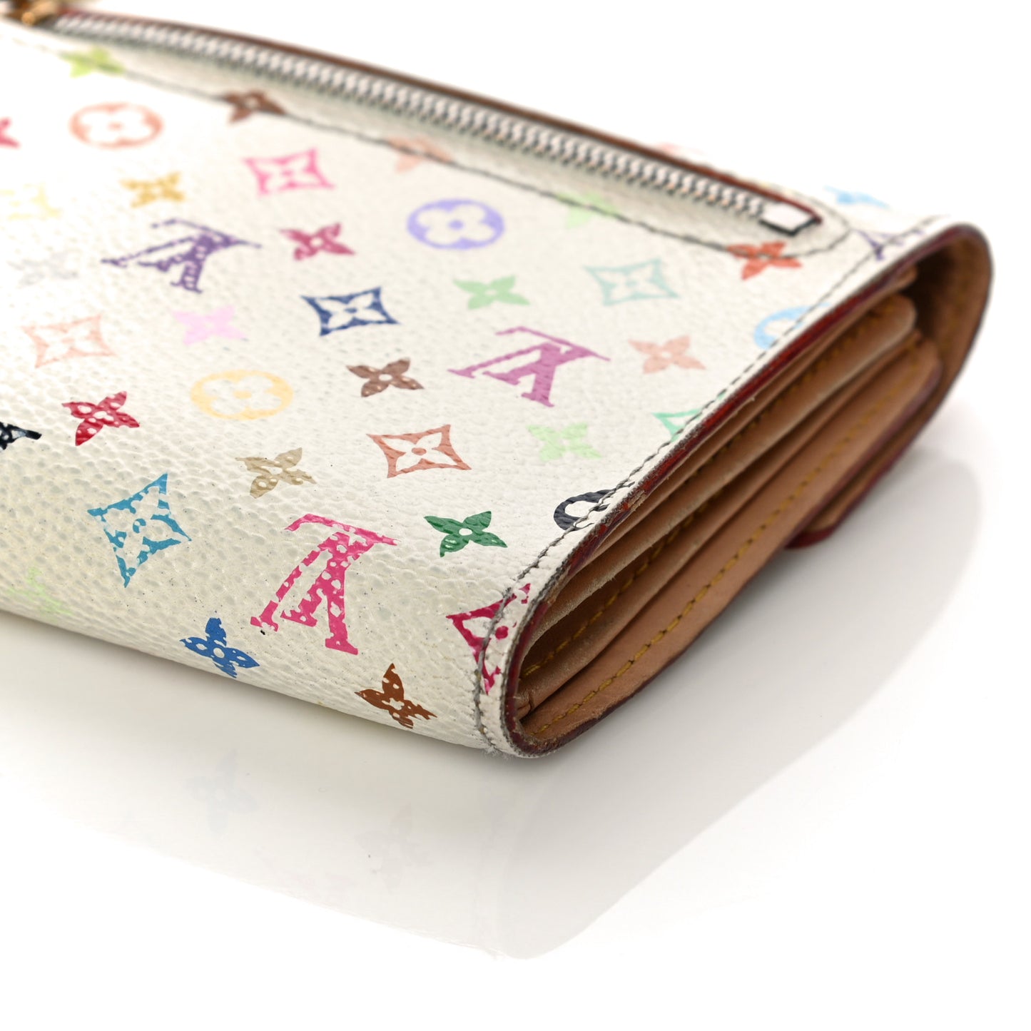 Monogram Multicolor Koala Wallet White