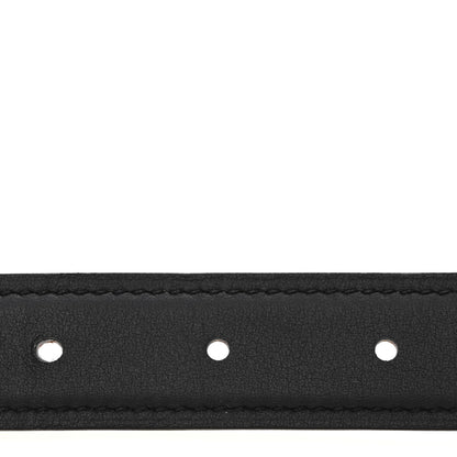 Hermes Box Togo 24mm Mini Martelee H Belt 95 38 Black Gold 4 of 7