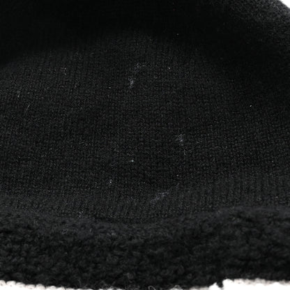 Chanel Cashmere CC Beanie Hat Ecru Black 6 of 7