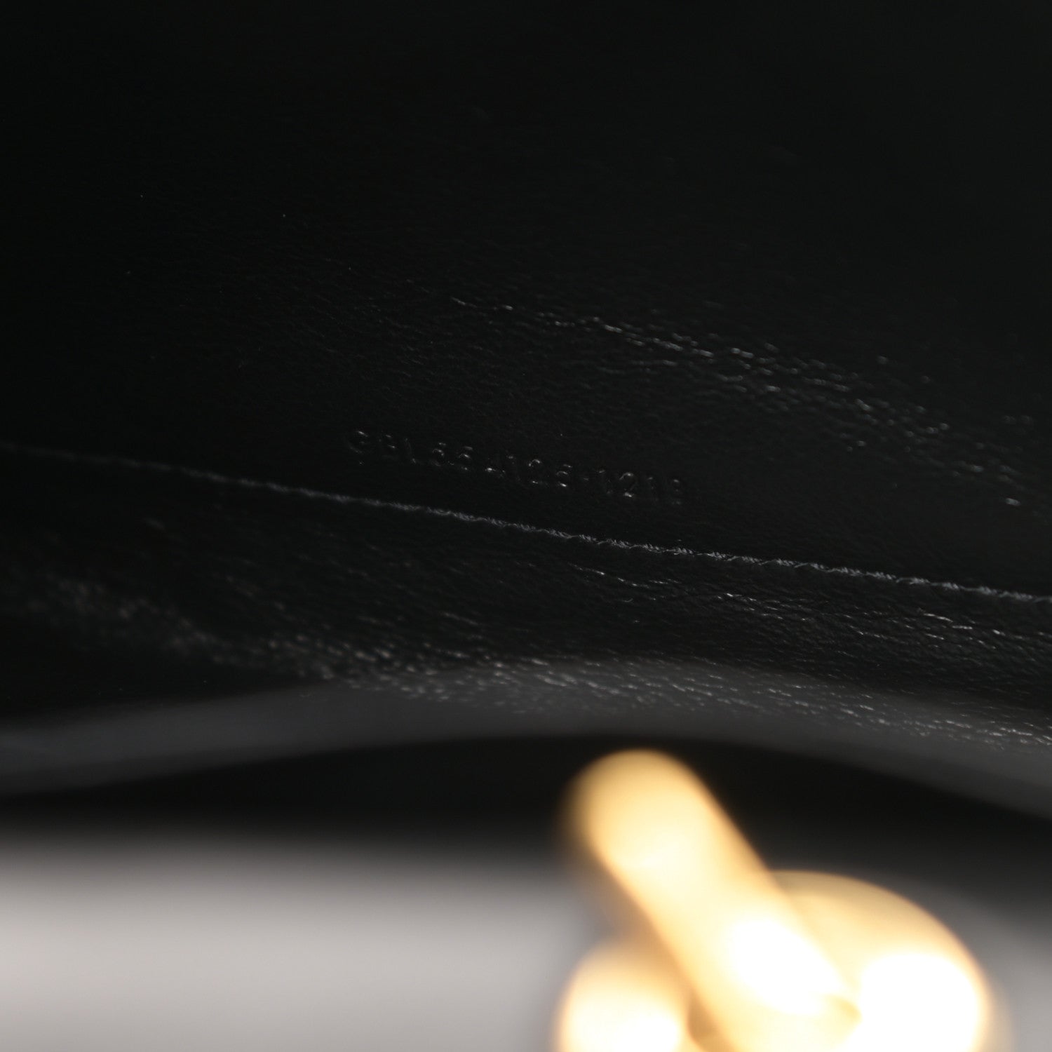 Saint Laurent Patent Matelasse Monogram Vicky Chain Bag Black 7 of 10