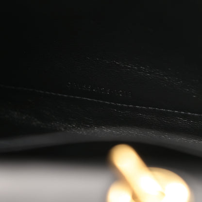 Saint Laurent Patent Matelasse Monogram Vicky Chain Bag Black 7 of 10