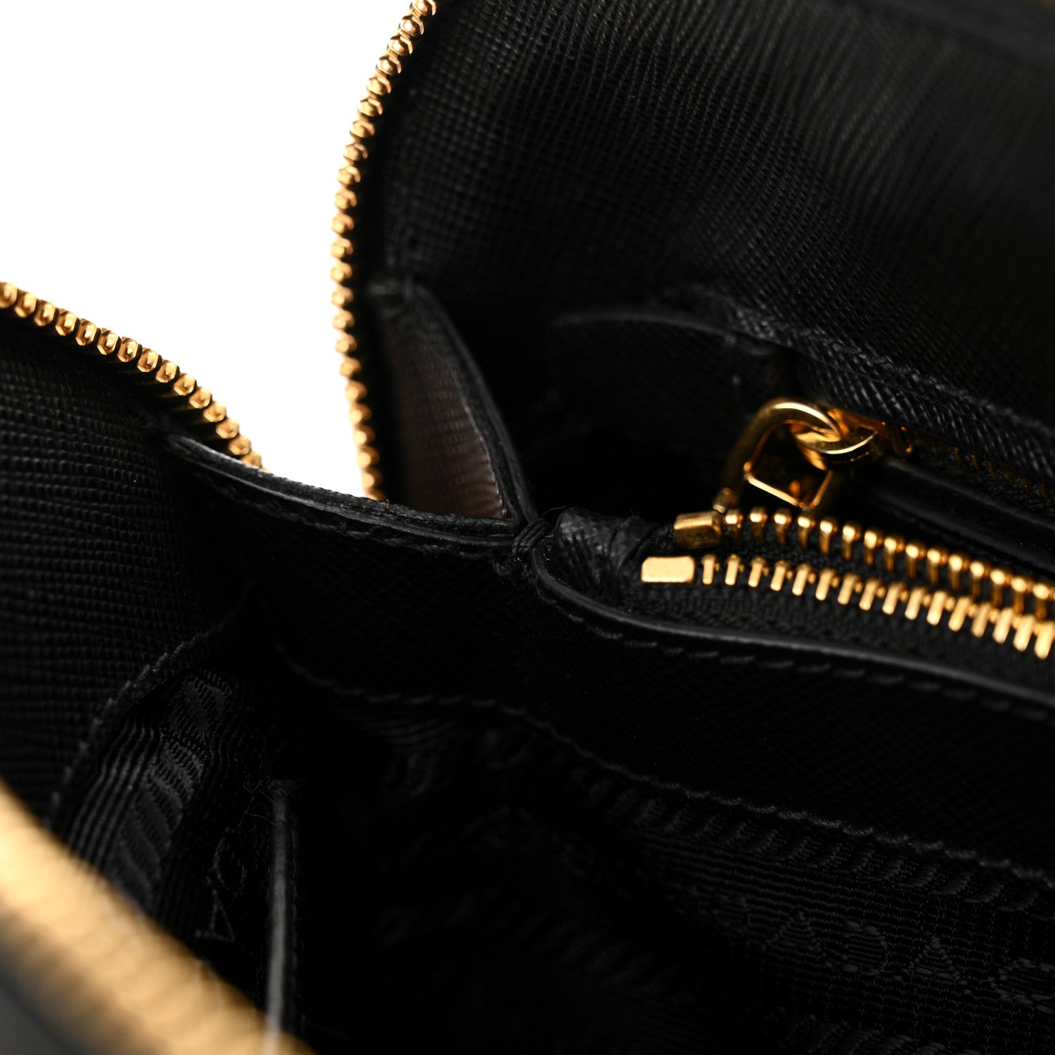 Prada Saffiano Lux Small Promenade Tote Black 10 of 11