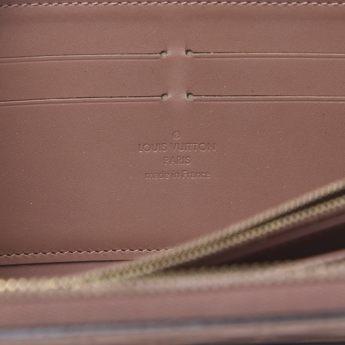 Vernis Zippy Wallet Rose Velours