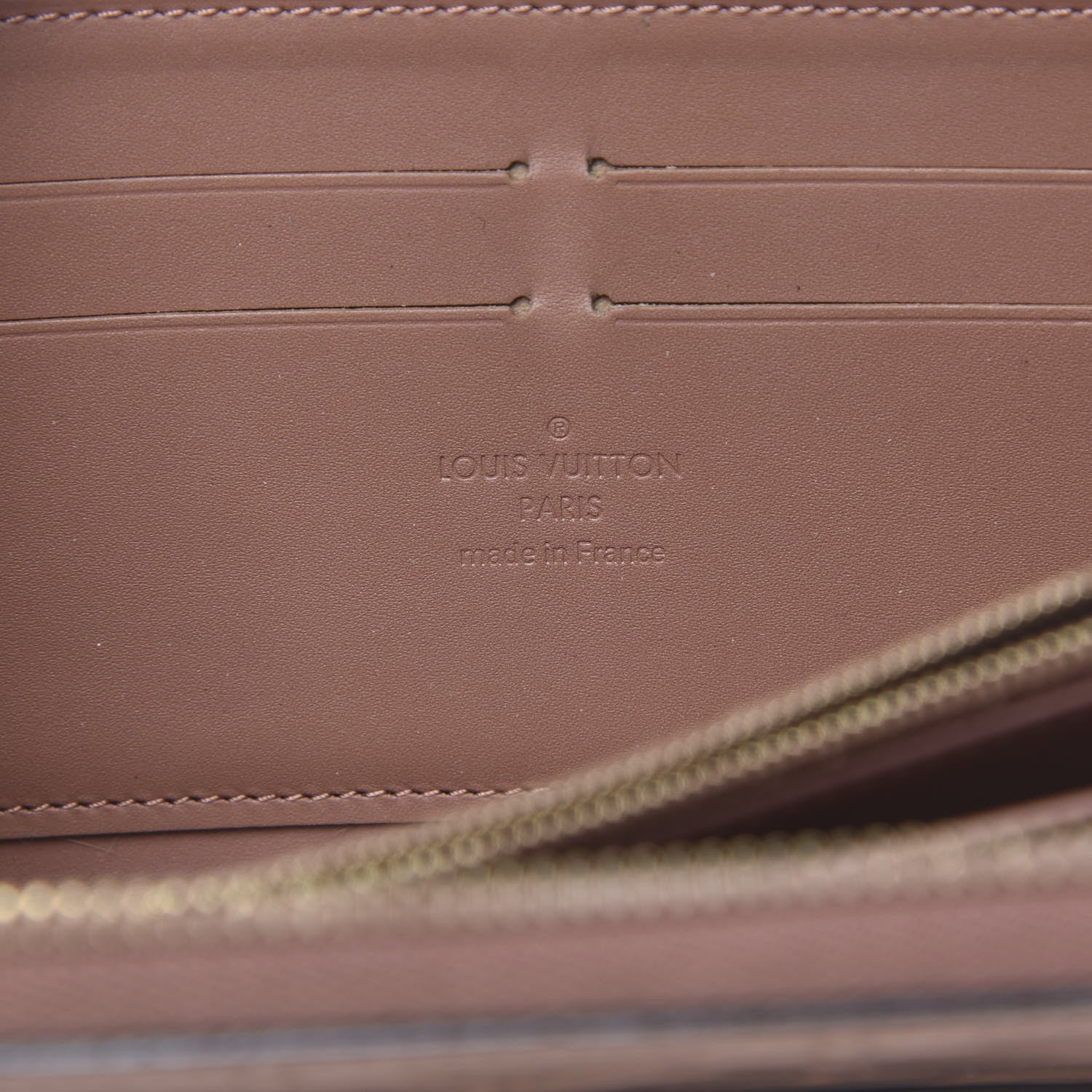 Louis Vuitton Vernis Zippy Wallet Rose Velours 6 of 10