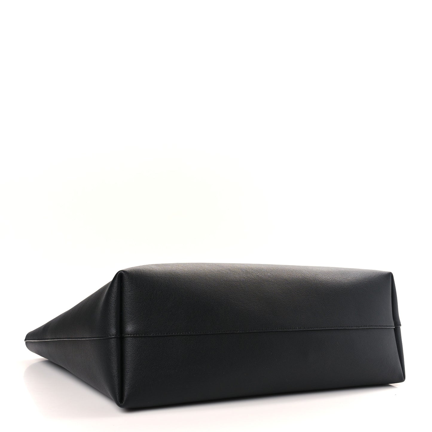 Calfskin Large Shopping Tote Black