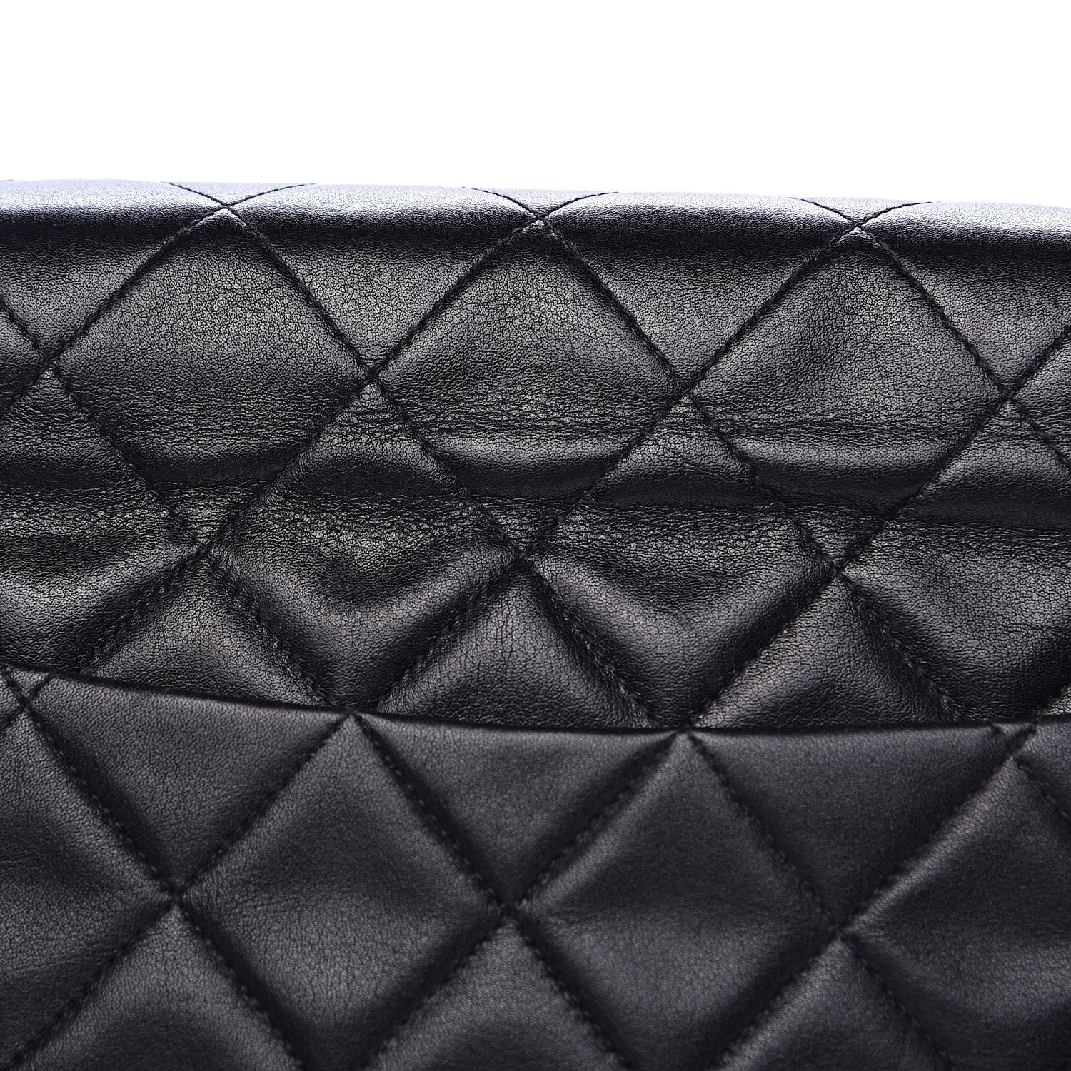 Chanel Lambskin Quilted XL Jumbo Single Flap Black 14 of 16