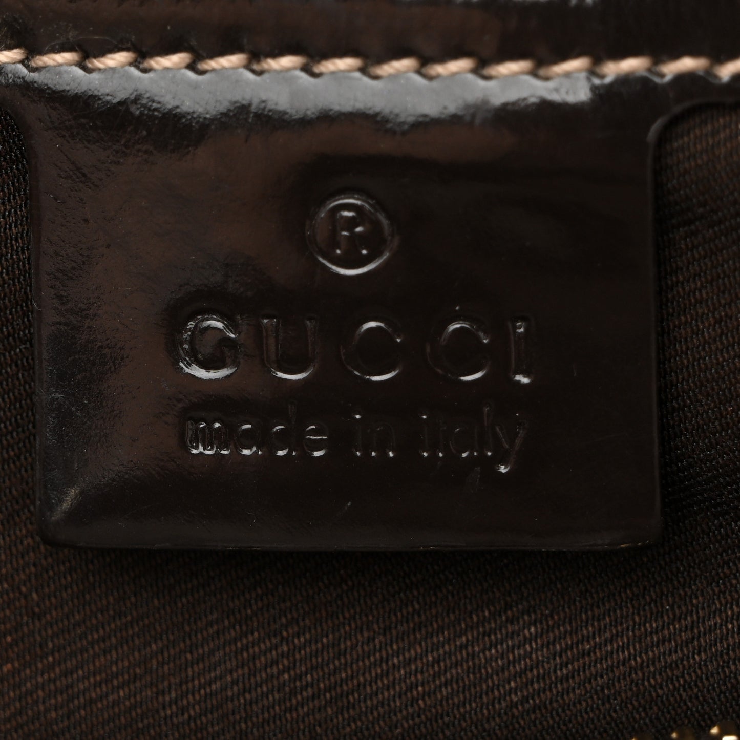 Monogram Guccissima Hearts Studded Medium Joy Boston Dark Brown