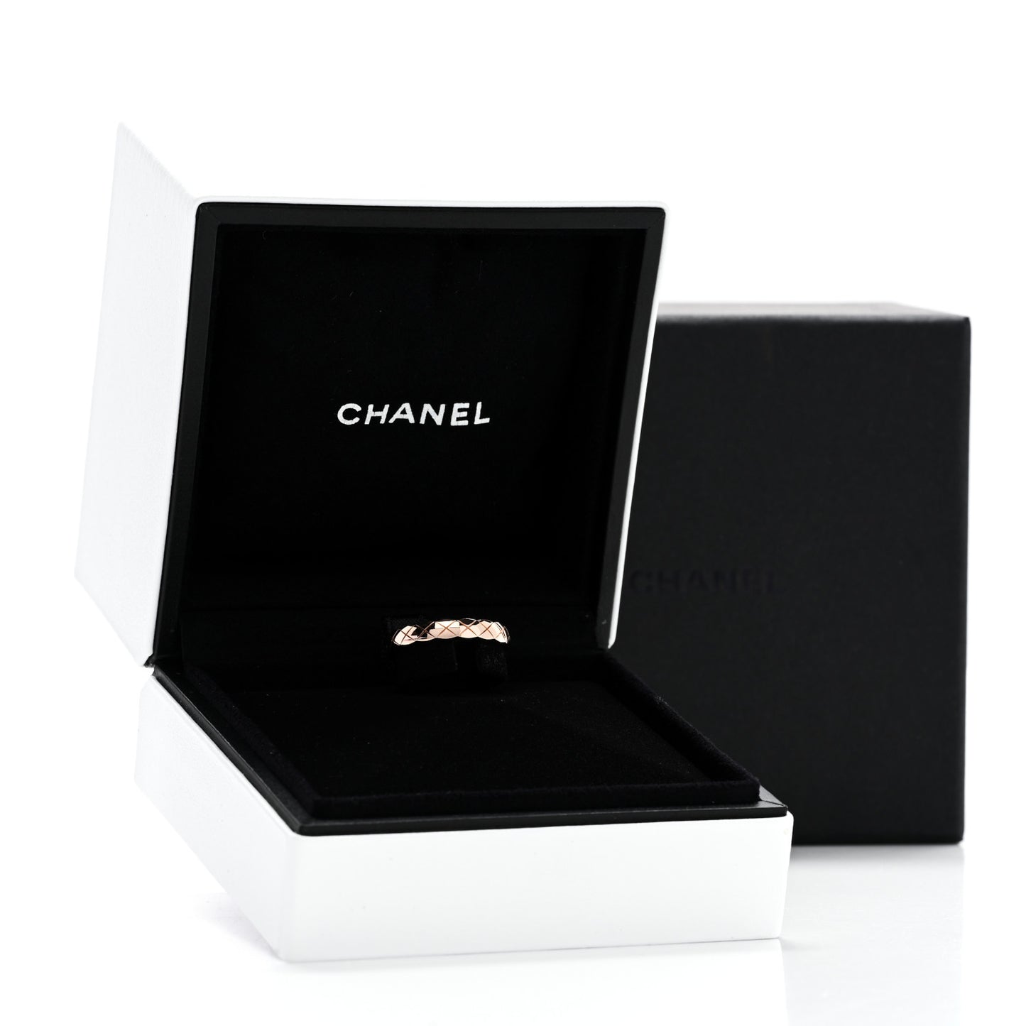 18K Beige Gold Mini Coco Crush Ring 51 5.75