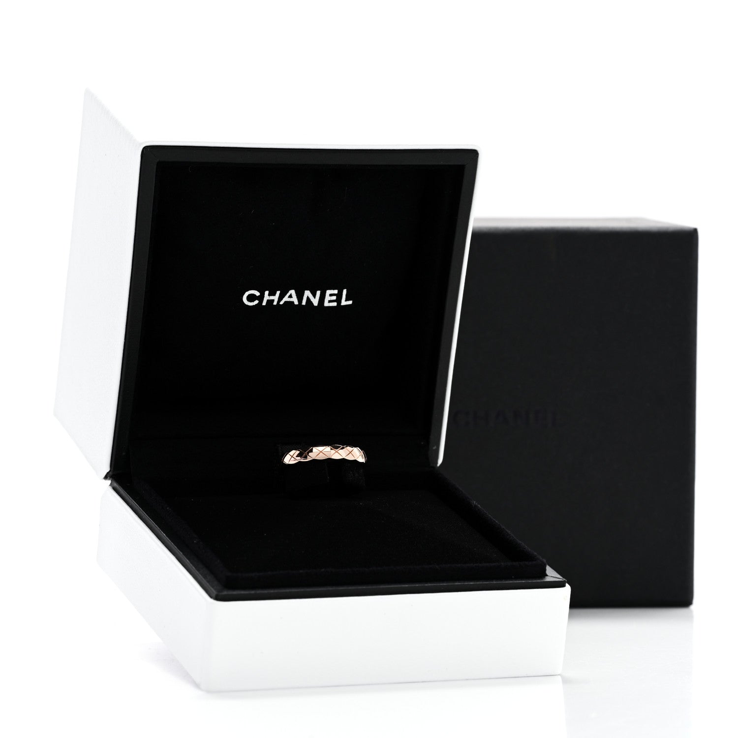 Chanel 18K Beige Gold Mini Coco Crush Ring 51 5.75 6 of 6
