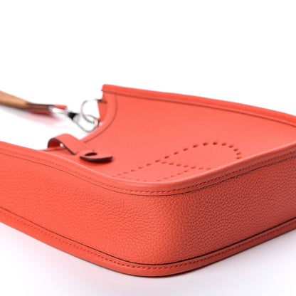 Hermes Taurillon Maurice Amazone Evelyne TPM Capucine Gold 7 of 9