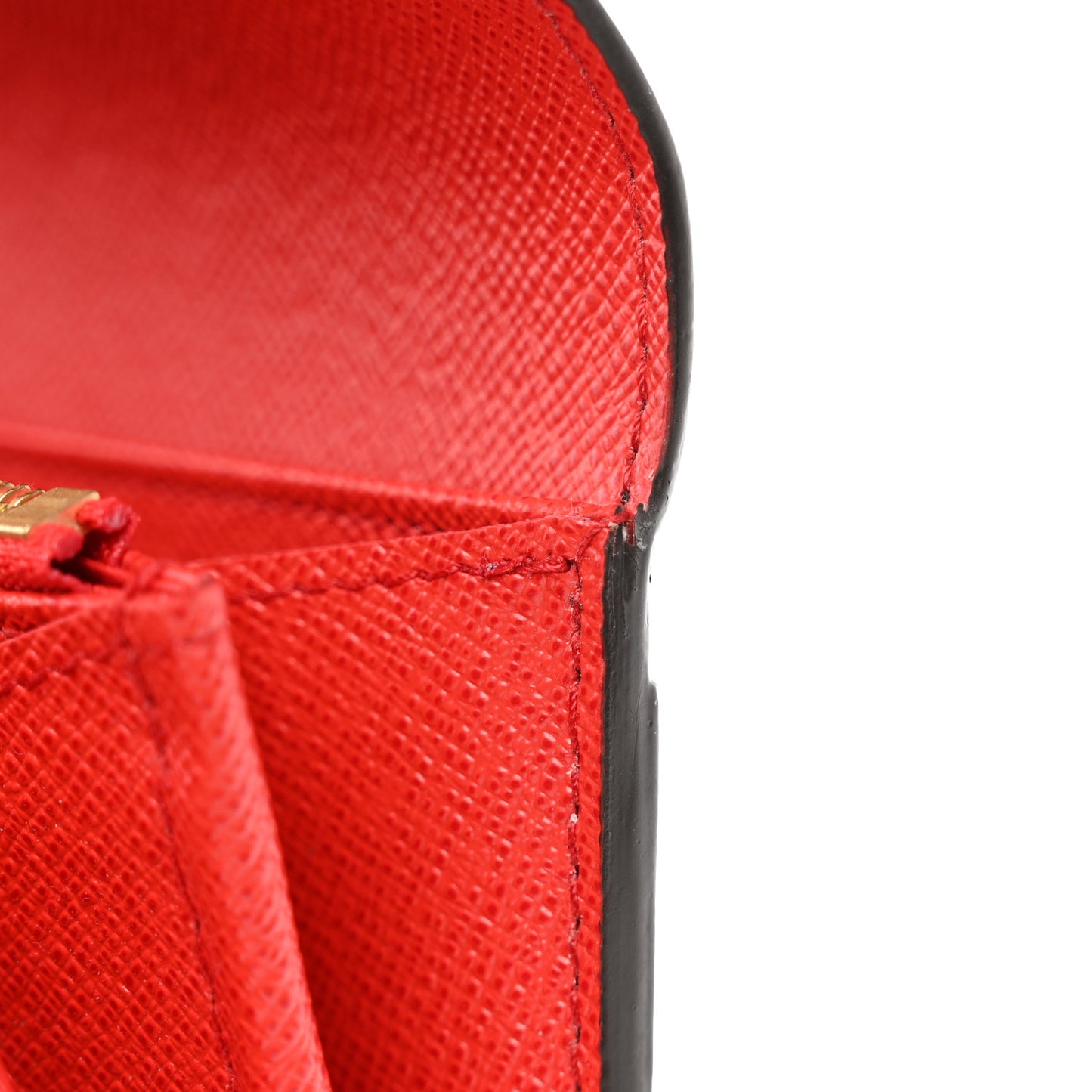 Monogram Sarah Wallet NM Coquelicot