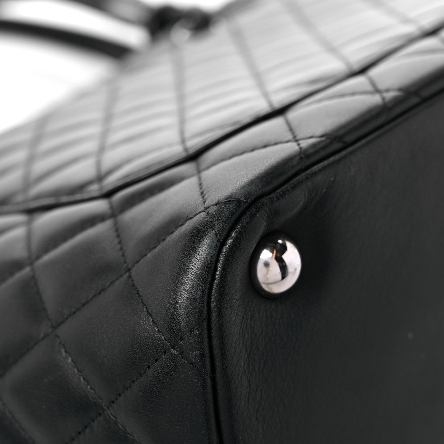 Chanel Calfskin Quilted Large Cambon Tote Black 10 of 16
