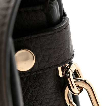 Christian Dior Grained Calfskin Medium Diorever Flap Dark Brown 13 of 14