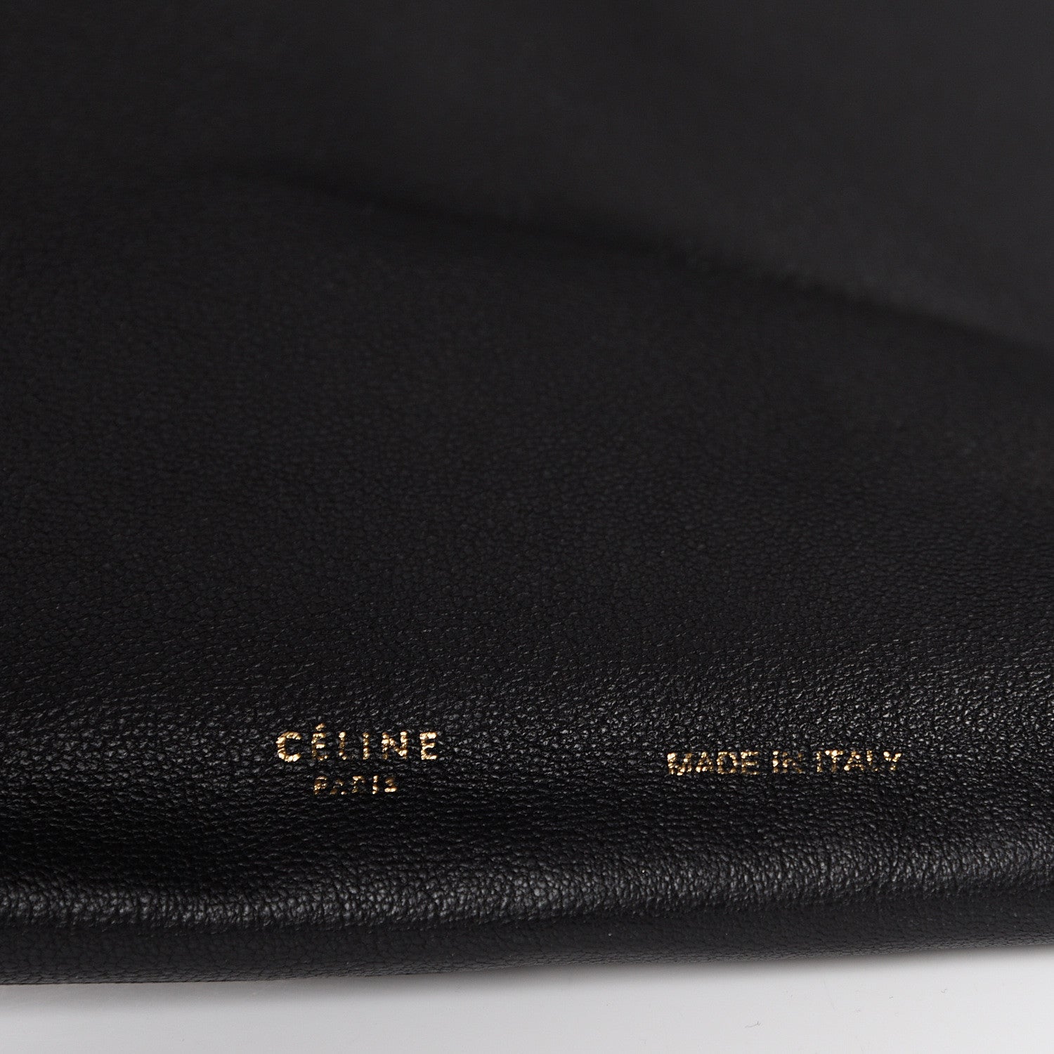 Celine Lambskin Medium Gourmette Shoulder Bag Black 5 of 13