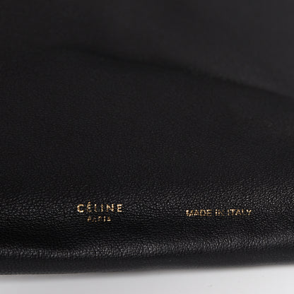 Celine Lambskin Medium Gourmette Shoulder Bag Black 5 of 13