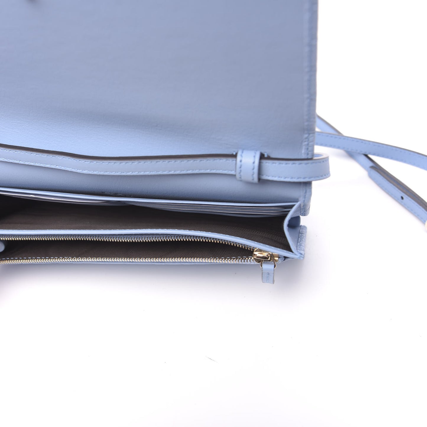 Microguccissima Crossbody Wallet Mineral Blue