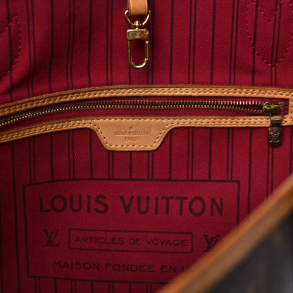 Louis Vuitton Monogram Neo Neverfull MM Fuchsia 9 of 18