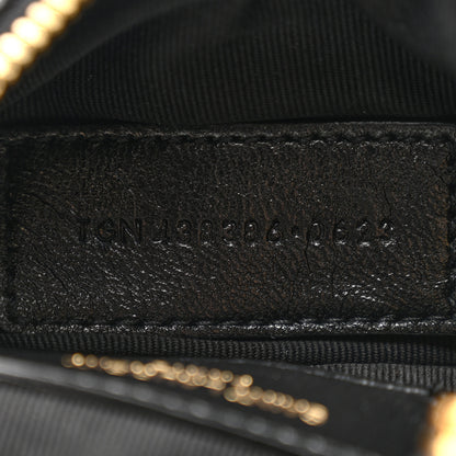 Saint Laurent Calfskin Matelasse Monogram Key Pouch Black 7 of 7